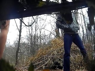 Pissing Outdoors Hidden Camera Two